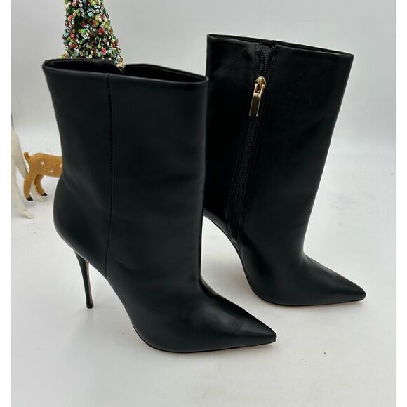 Women’s Saks, Fifth Avenue, leather ankle boots size 40 - Picture 1 of 6
